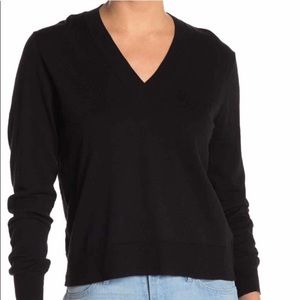 J. Crew XXS Black V-Neck Sweater